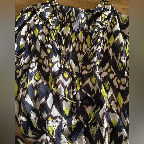 Anthropologie Marais Chiffon Sheer Dress - Picture 3 of 4